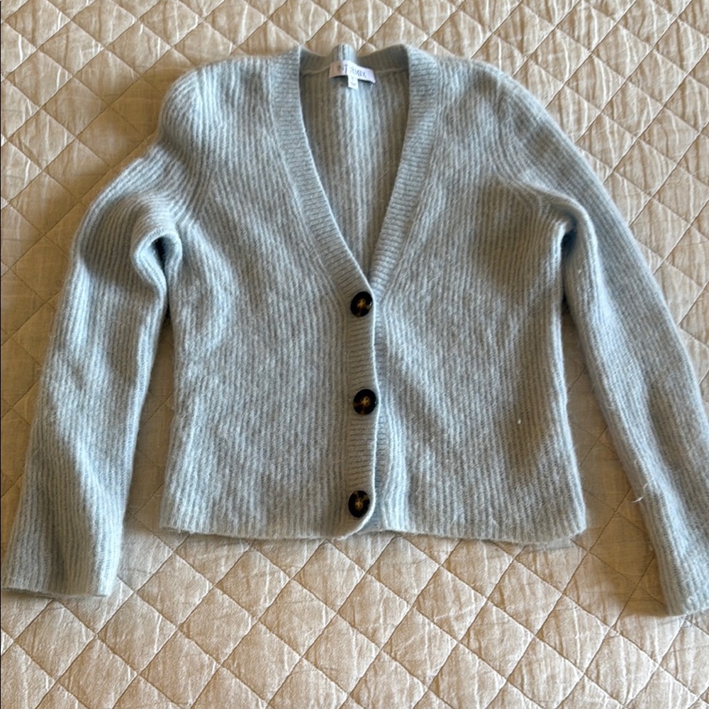 Intermix light blue Cardigan Sweater with V-Neck